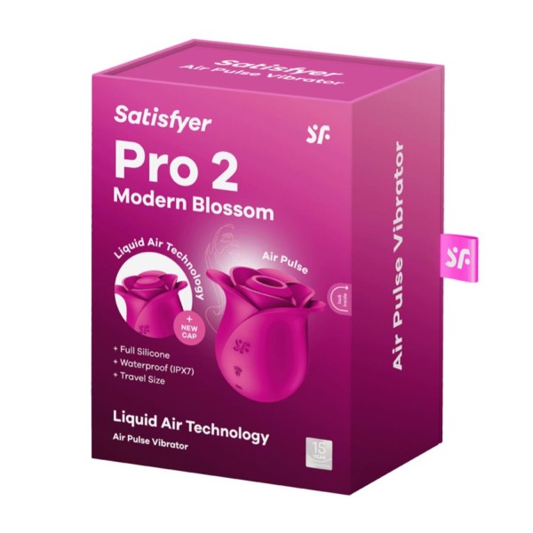 Satisfyer pro2 air pulse vibrador rosa moderna 1un