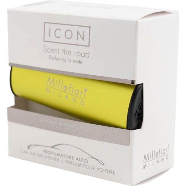 Millefiori milano car air freshener sandalo bergamotto 1un