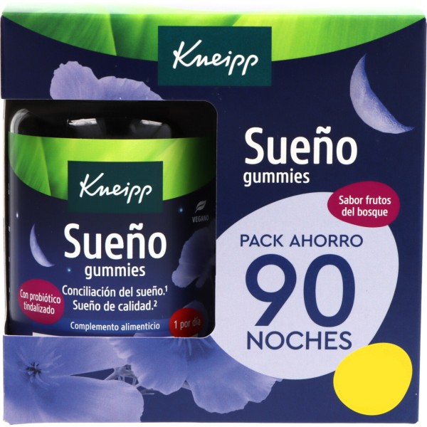 Kneipp Sueño 90 Noches Gummies Sabor Frutos Del Bosque Promo