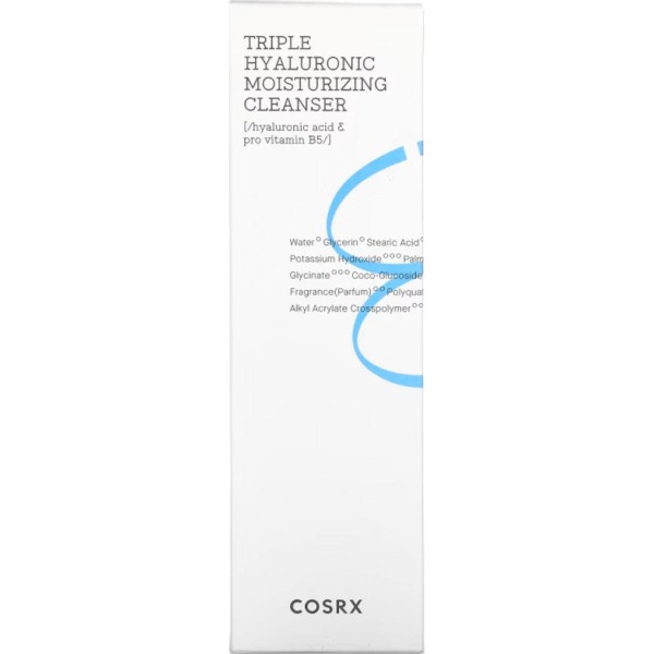 Cosrx triple hyaluronic moisturizing limpiadora 150ml