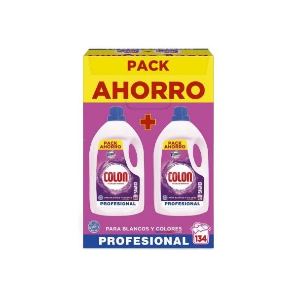 Colon detergente Vanish pack ahorro 134 lavados